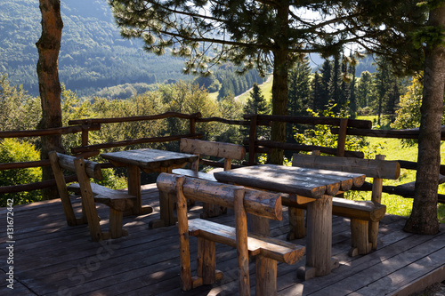 Resting place with viewing platform , Slovakia