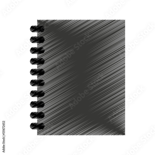note book library isolated icon vector illustration design