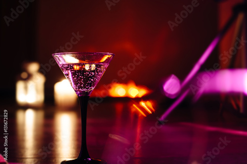 colorful alcohol drinks with splashes