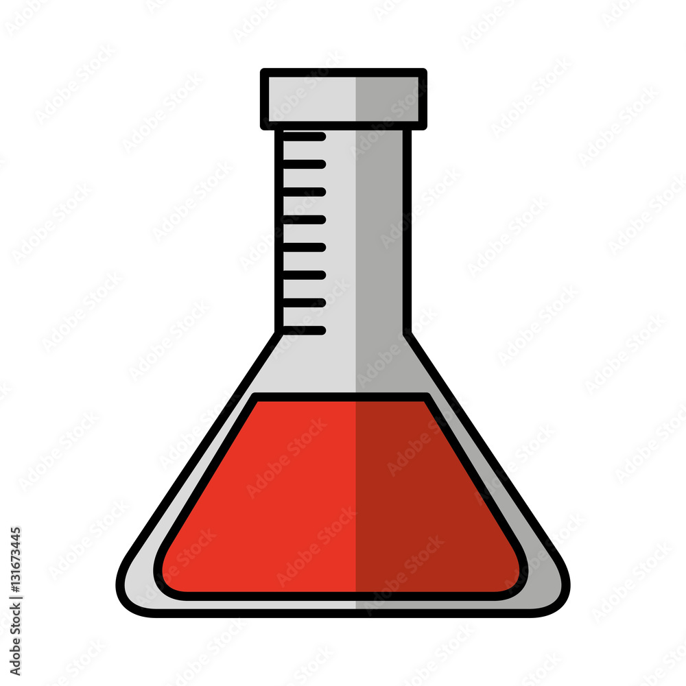 tube test isolated icon vector illustration design