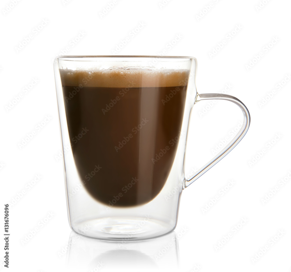 Cup of coffee on white background Cup of coffee on white background