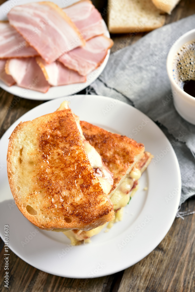 Grilled cheese sandwich for breakfast Grilled cheese sandwich for breakfast