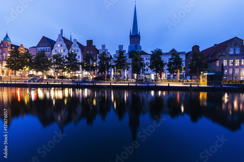 Lubeck and Trave River