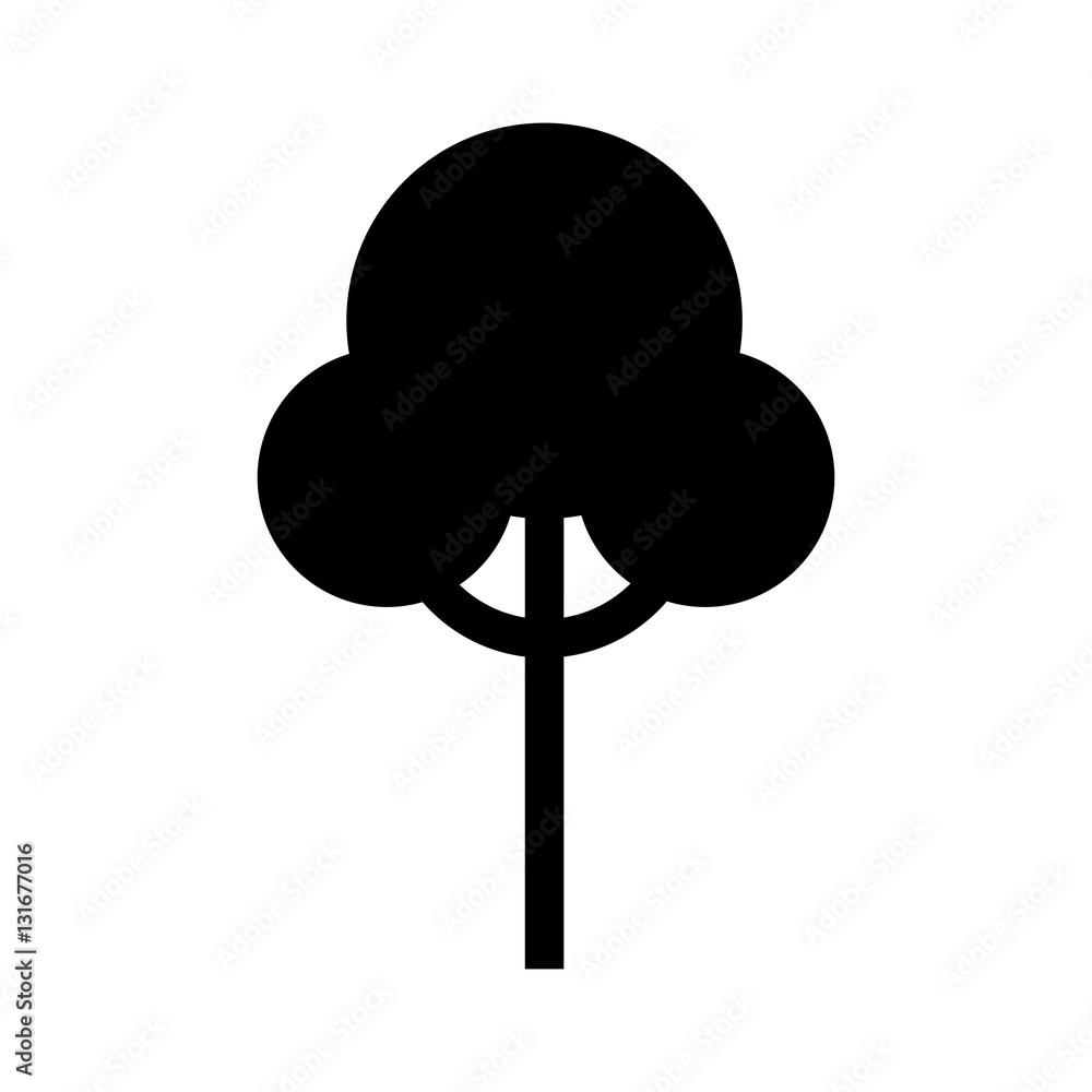 tree plant silhouette isolated icon vector illustration design tree plant silhouette isolated icon vector illustration design