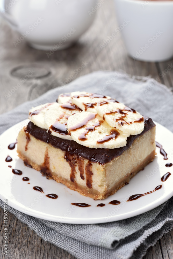 Banana cheese cake