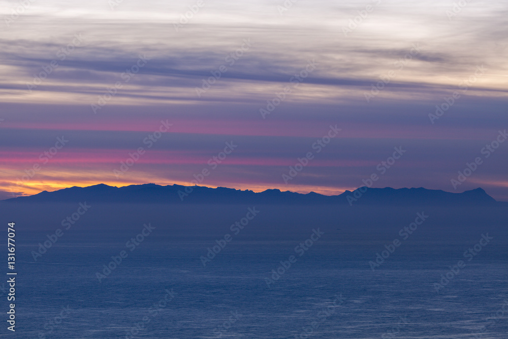 Gran Canaria seen from Santa Cruz de Tenerife Gran Canaria seen from Santa Cruz de Tenerife