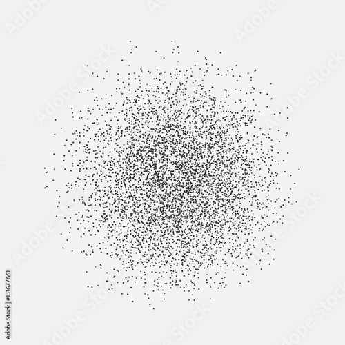 Grain Distress Texture. Dust Particles Vector . Grunge Background with Sand  Effect