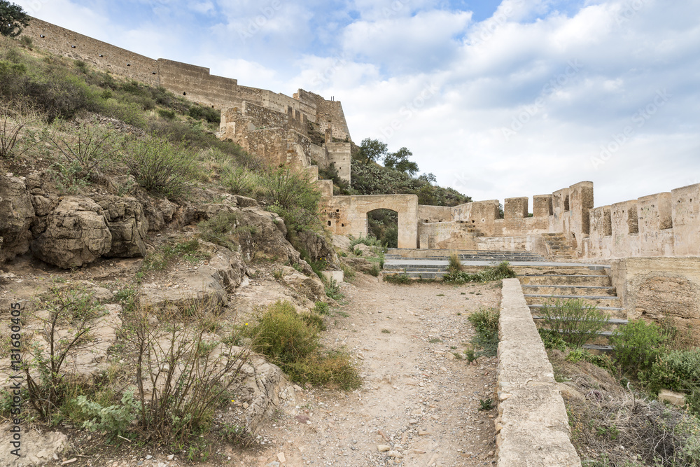 Castle of Sagunto city, province of Valencia, Spain