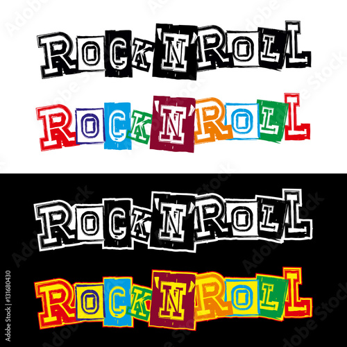 lettering rock and roll