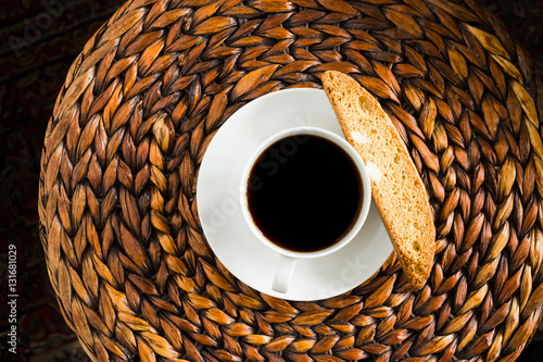 Christmas coffee and Biscotti