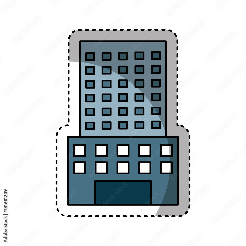 building silhouette isolated icon vector illustration design building silhouette isolated icon vector illustration design