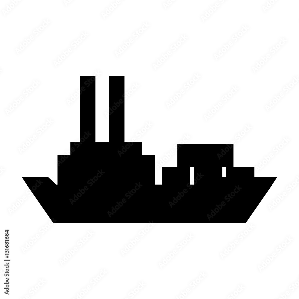cargo ship isolated icon vector illustration design cargo ship isolated icon vector illustration design