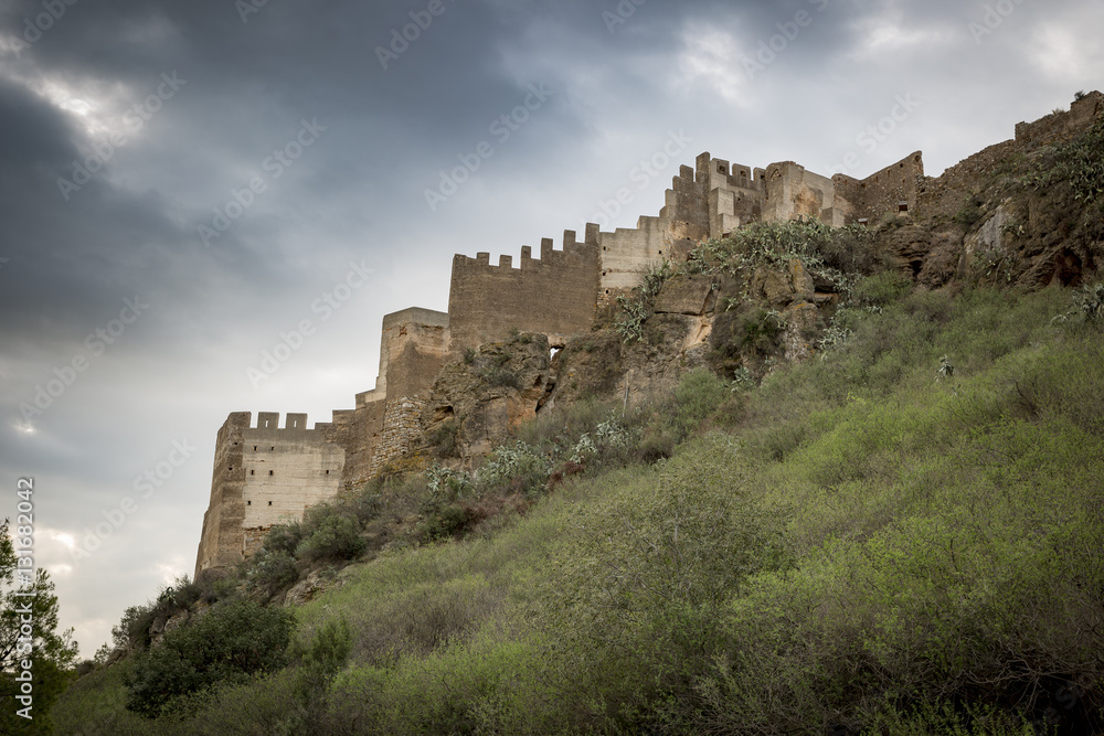 Castle of Sagunto city, province of Valencia, Spain