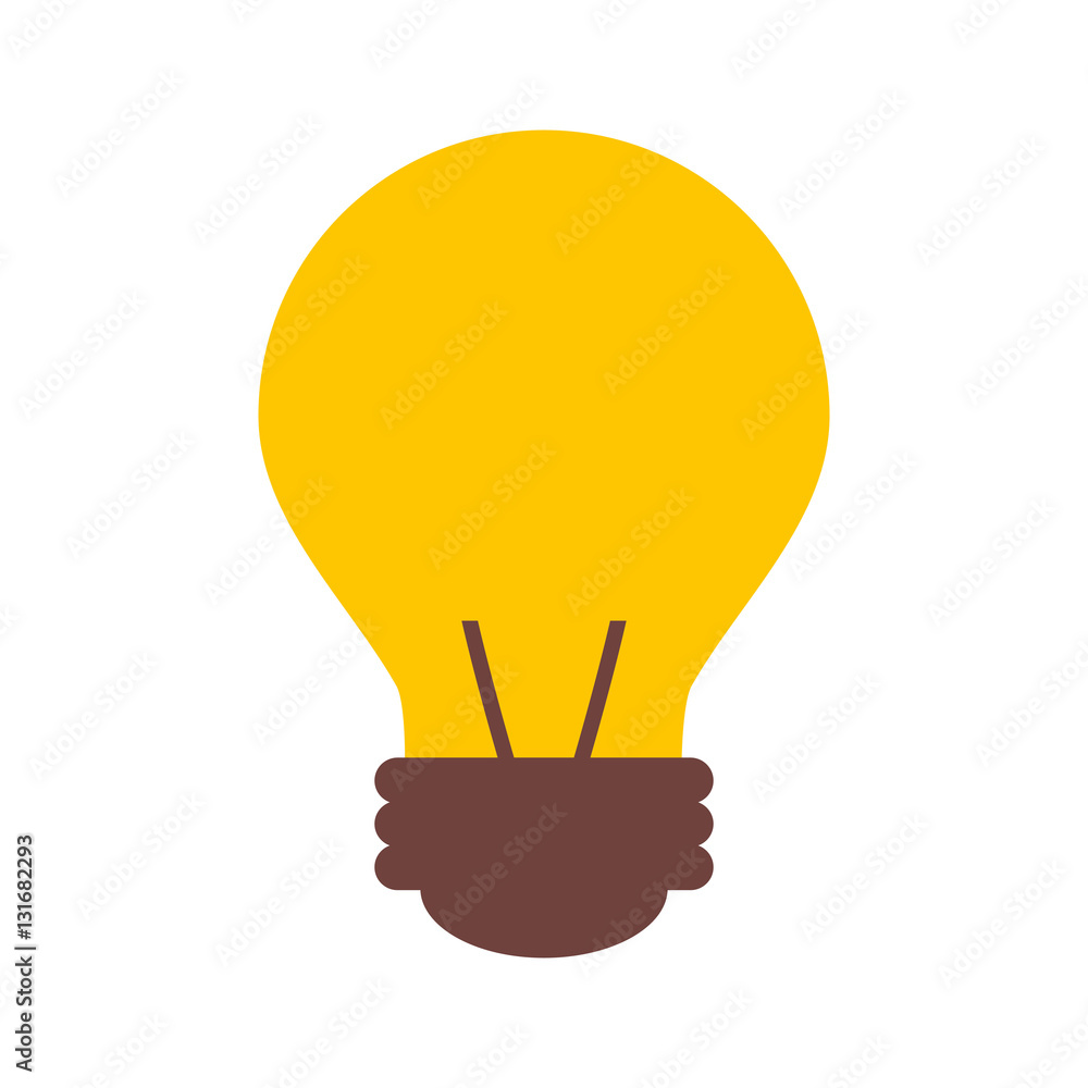 bulb light flat icon vector illustration design bulb light flat icon vector illustration design