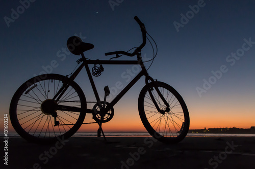 Sunset Bike Below