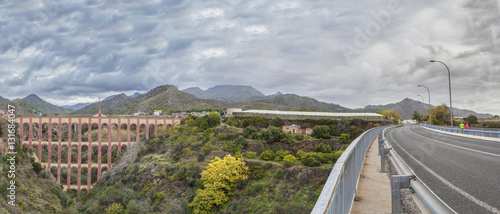 Eagle Bridge in Nerja, Malaga. Panoramic © WH_Pics