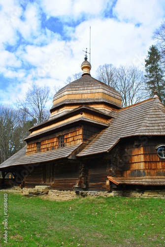 Drewniana cerkiew - Ulucz, Podkarpacie