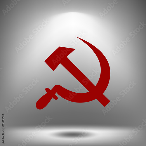 Hammer and sickle vector illustration