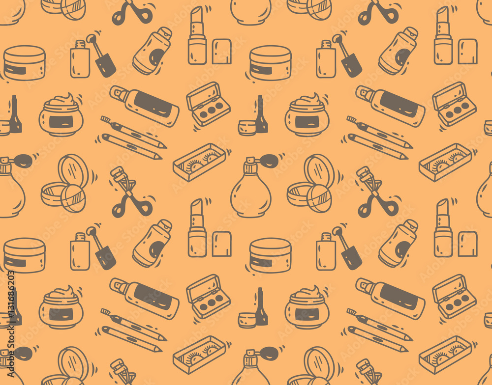 make up kit seamless background make up kit seamless background