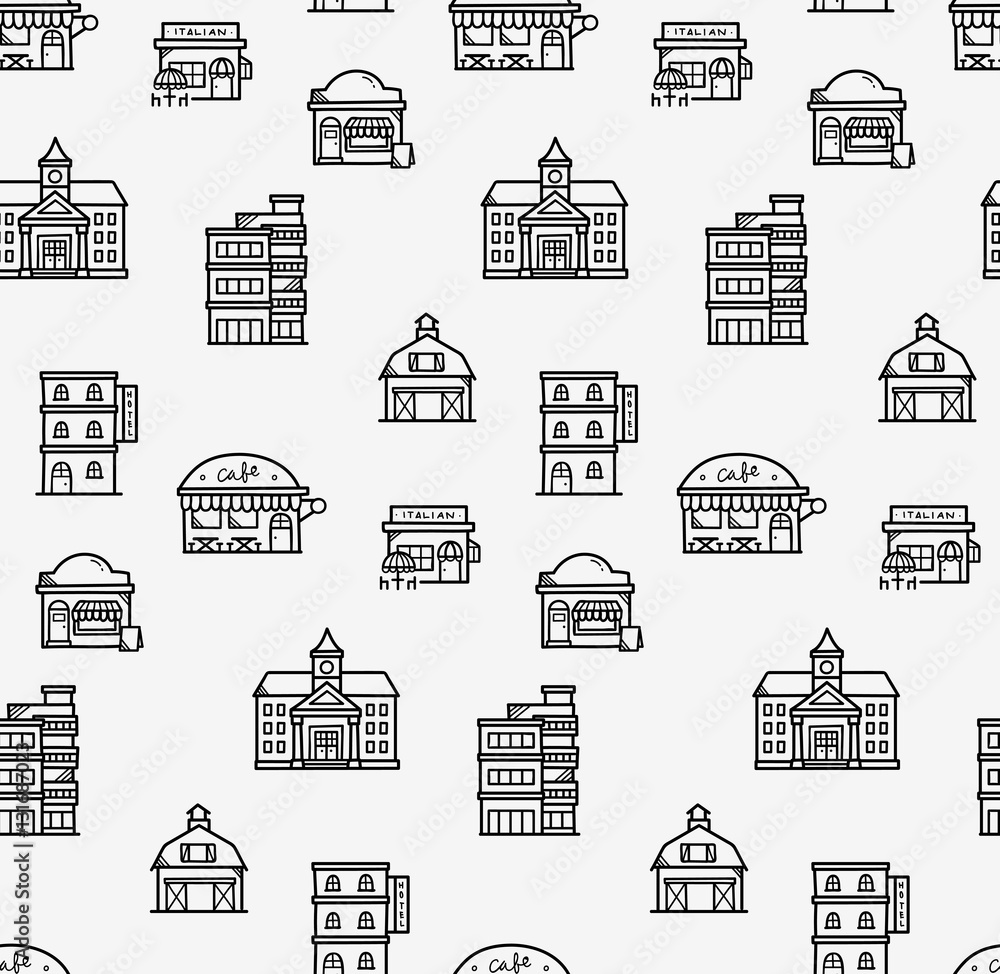 Building seamless background Building seamless background