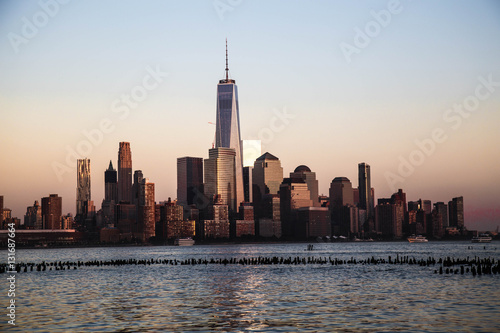 Freedom Tower - World Trade Center  seen from Hoboken