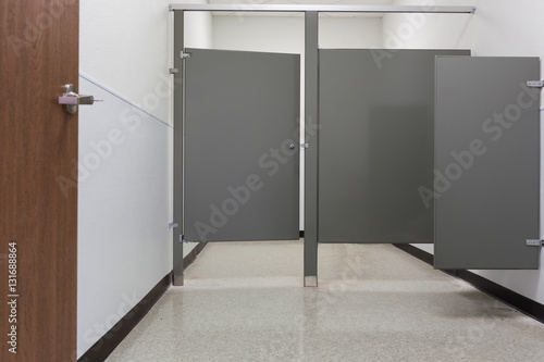 Public office bathroom