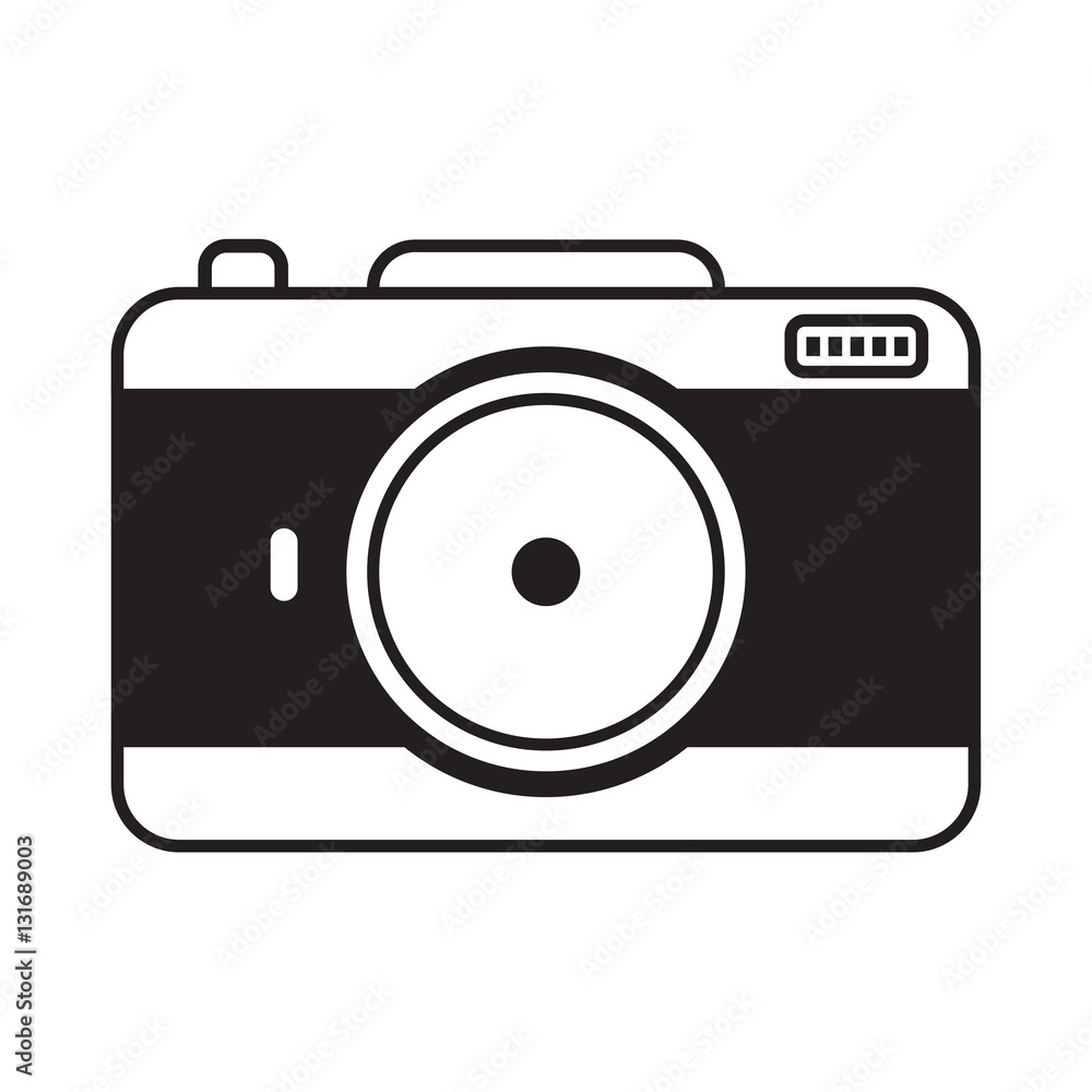 Camera Icon in trendy flat style isolated on white background. Camera symbol for your web site design, logo, app, UI, graphic Vector illustration, Camera Icon in trendy flat style isolated on white background. Camera symbol for your web site design, logo, app, UI, graphic Vector illustration,