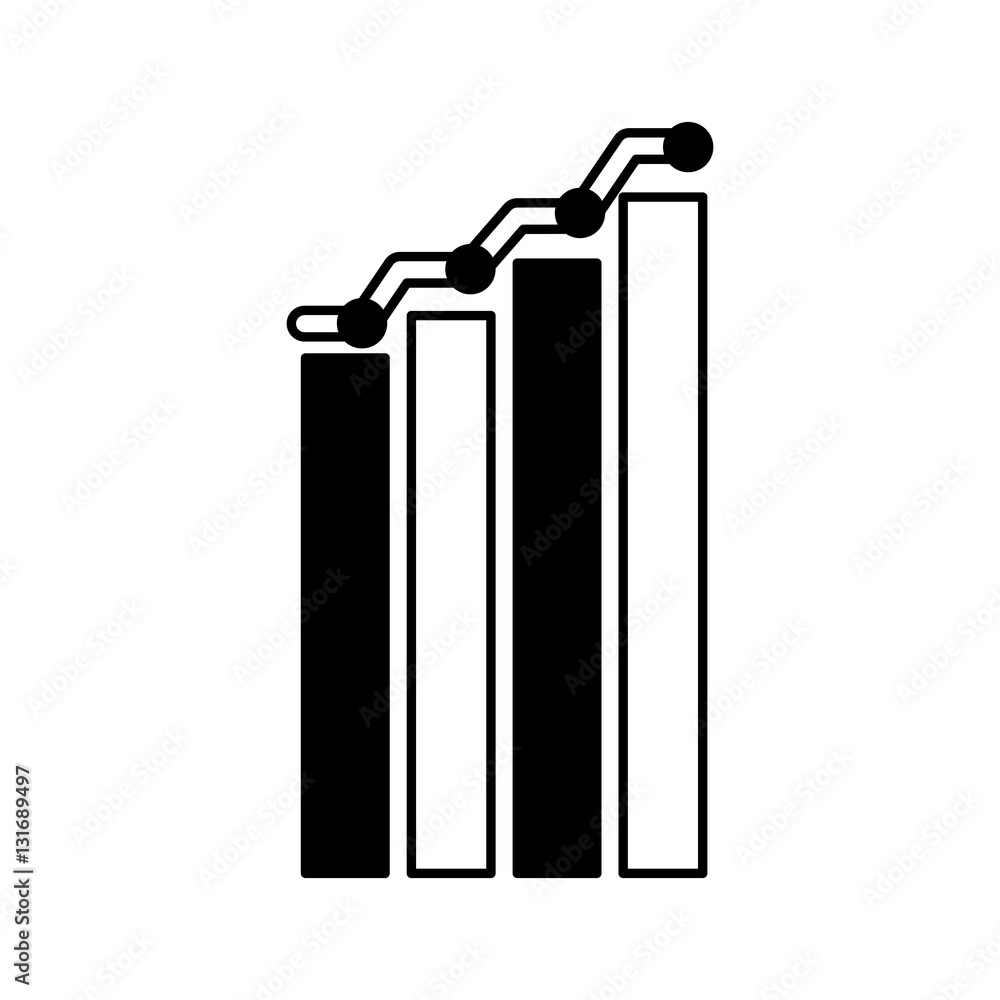 bars statistics isolated icon vector illustration design bars statistics isolated icon vector illustration design