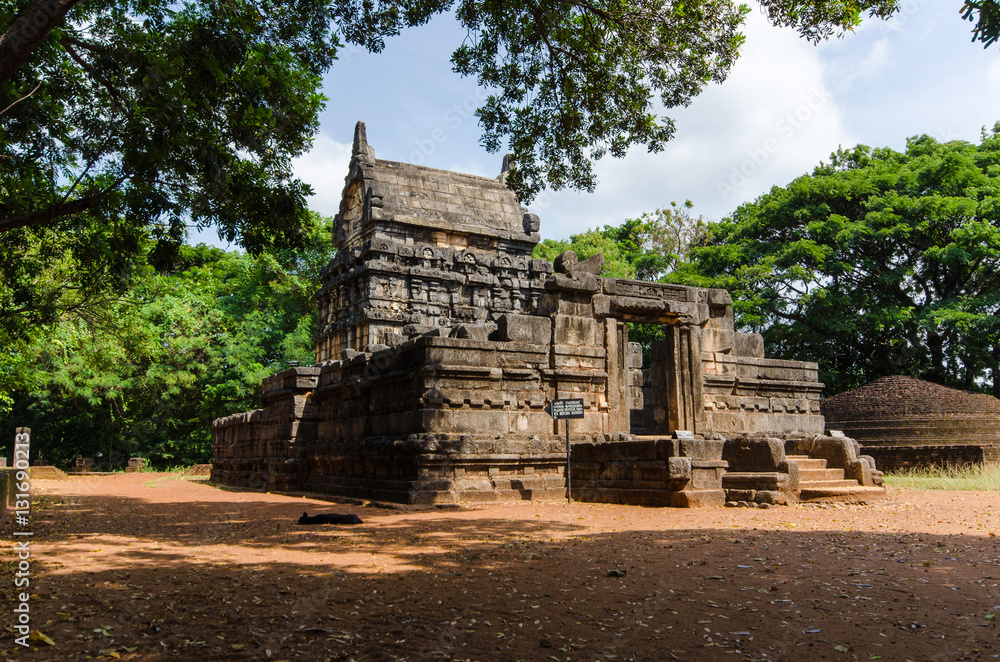 Nalanda Gedige, The centre of Sri Lanka, old stone building used as a place of worship both by the Buddhist and the Hindus Nalanda Gedige, The centre of Sri Lanka, old stone building used as a place of worship both by the Buddhist and the Hindus