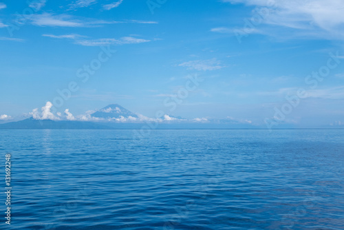 Mount Agung with ocean view in Bali, Indonesia