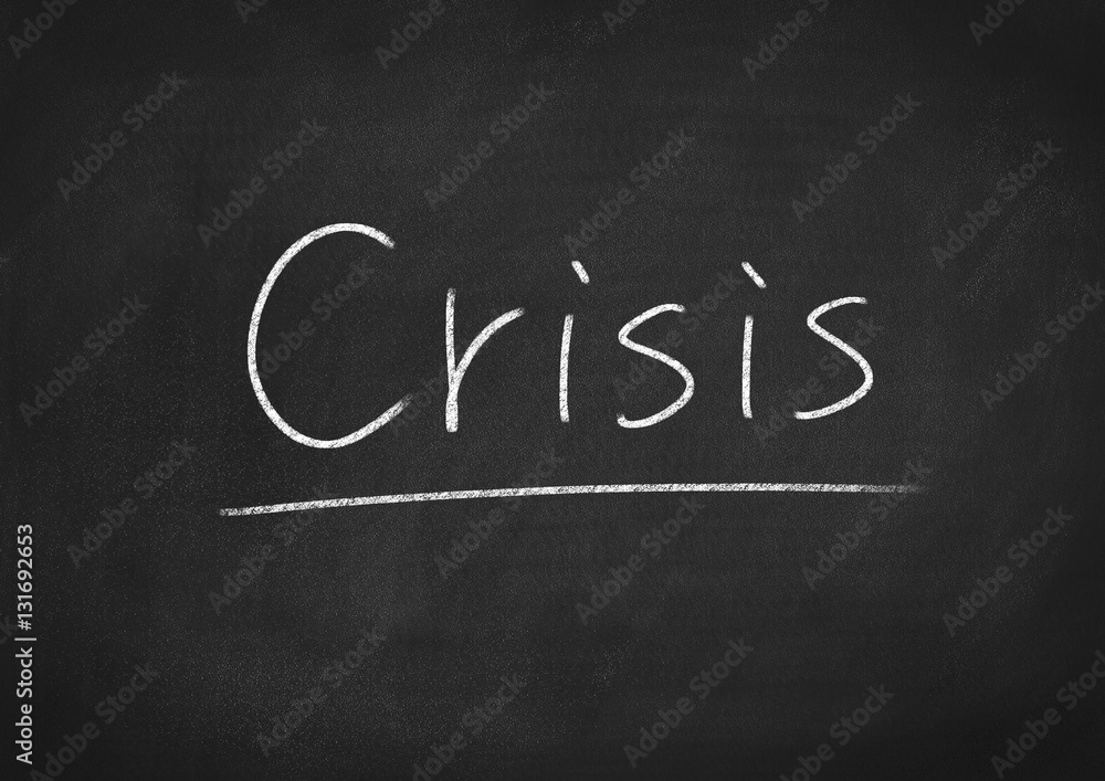 Obraz premium crisis