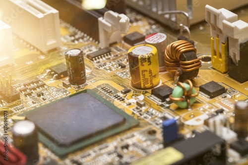 Принти на полотні Motherboard.