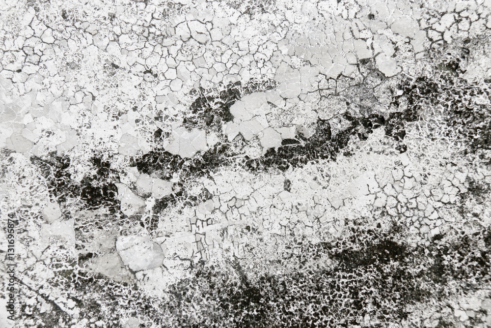 Fototapeta premium Traces of time on wall. Old concrete background. Faded walls. Abstract textures.