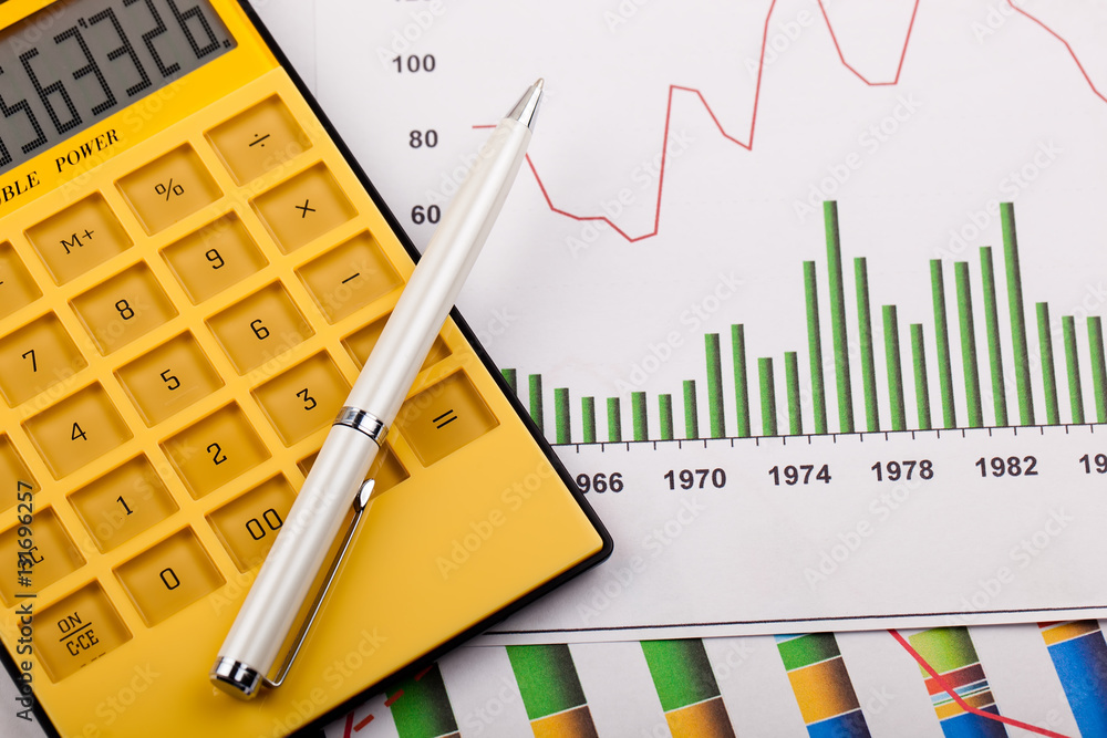 Business Objects in the office on the table Business Objects in the office on the table