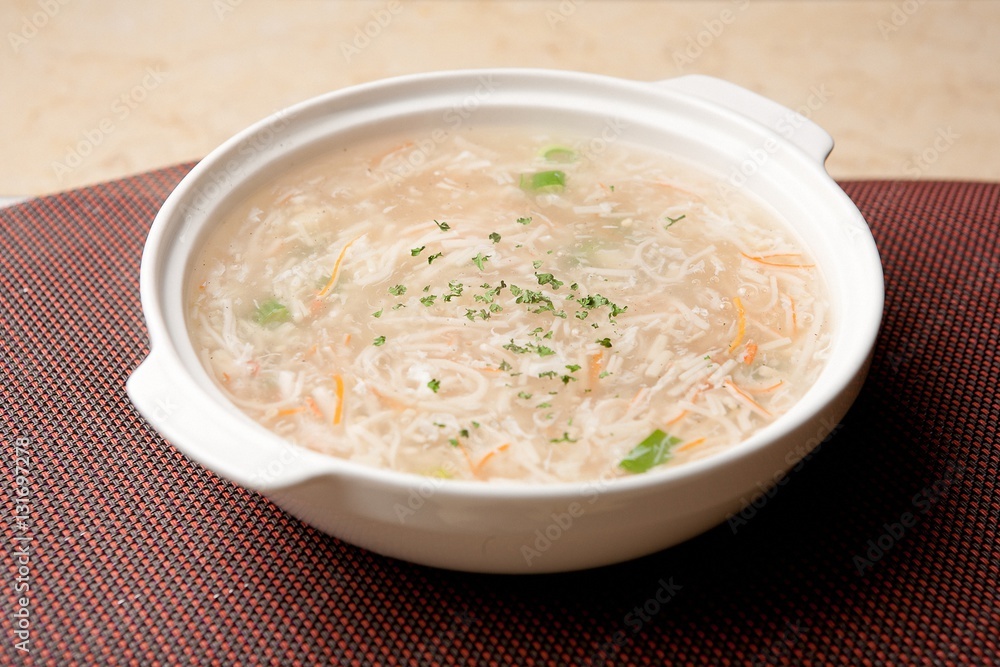 gaesal soup, Crab meat soup, chinese food