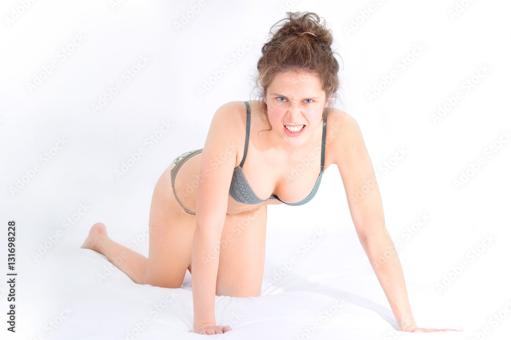 Sexy woman on bed Sexy woman on bed