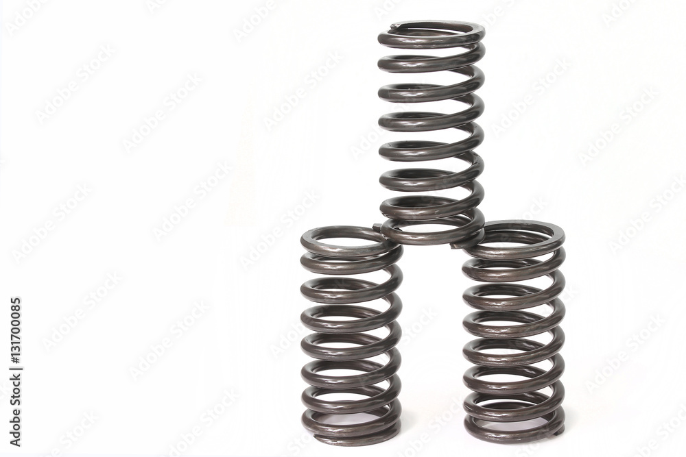 Metal steel spring spare parts for industry. Metal steel spring spare parts for industry.