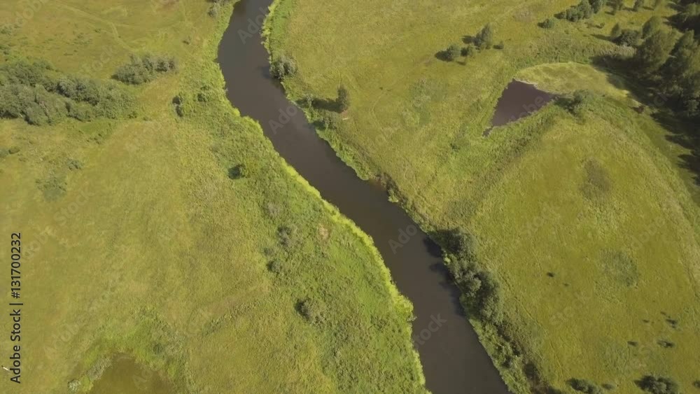 Landscape with river, forest.Aerial view of the water surface of the river.Aerial video.4K,UHD Aerial Rural landscape. Landscape with river, forest.Aerial view of the water surface of the river.Aerial video.4K,UHD Aerial Rural landscape.