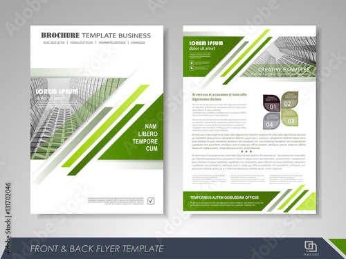 Business brochure cover design