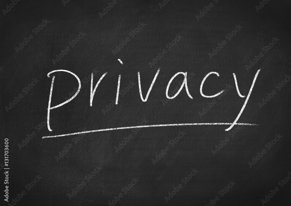 Obraz premium privacy