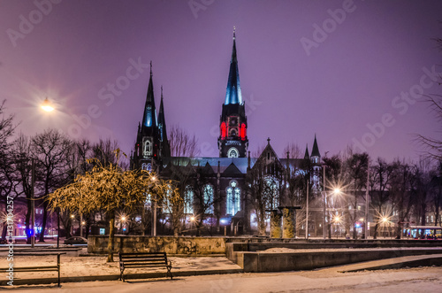 Neo Gothic style cathedral