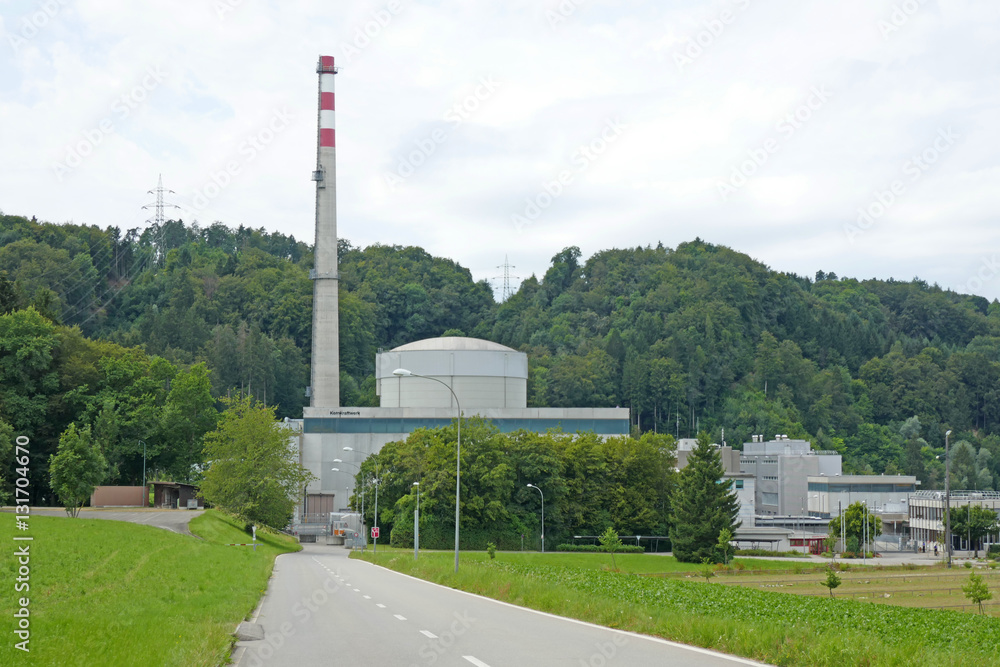 Obraz premium AKW Mühleberg, Bern, Schweiz