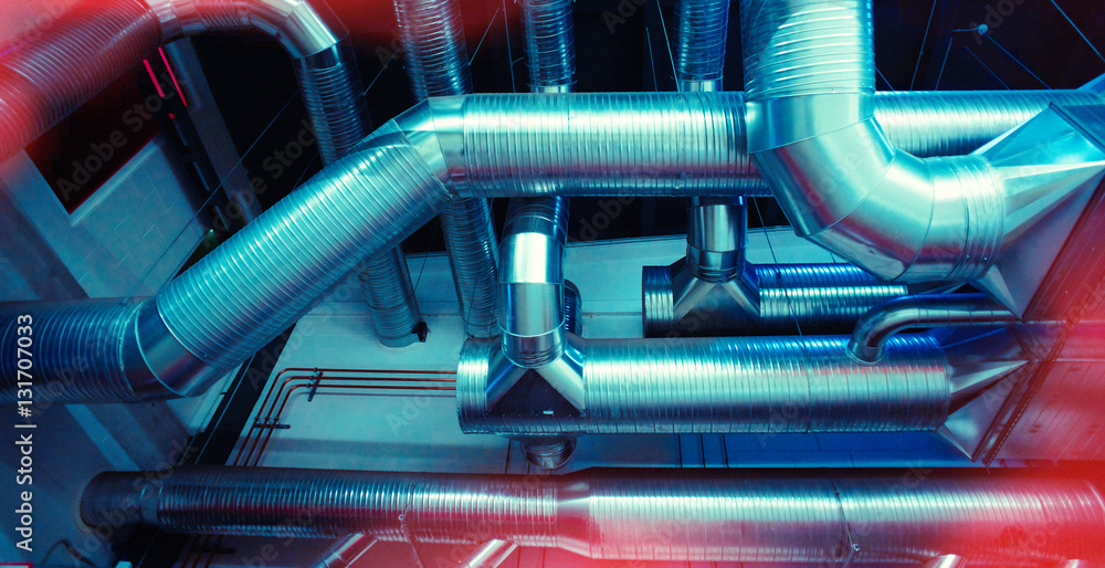 Ventilation pipes of an air condition Ventilation pipes of an air condition
