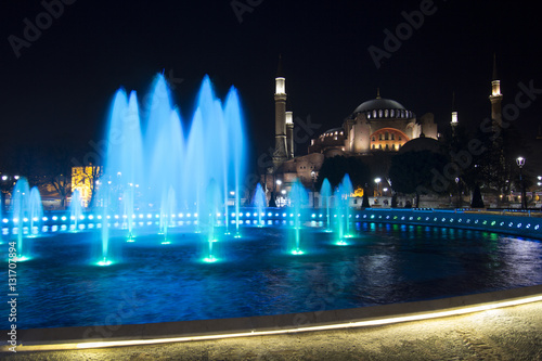 Photography a night in istanbul