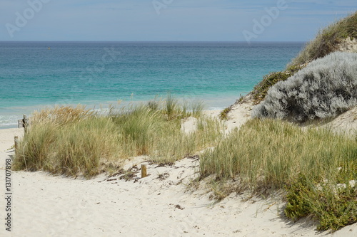 Beach on the Indian Ocean in the town of Cambridge, Western Australia