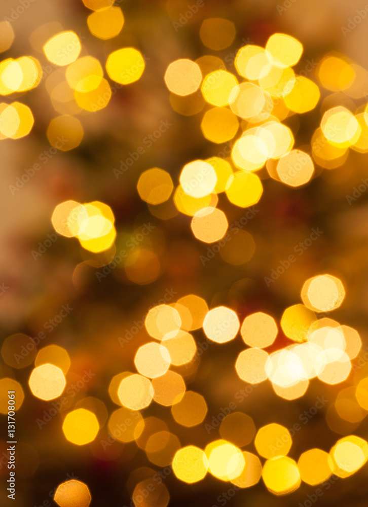 Blurred background of orange Christmas lights. Blurred background of orange Christmas lights.