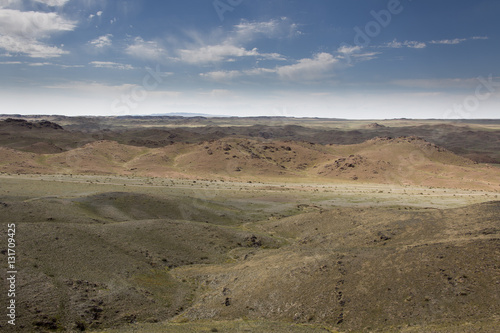 Die Hügellandschaft der südlichen Mongolei - Wüste Gobi