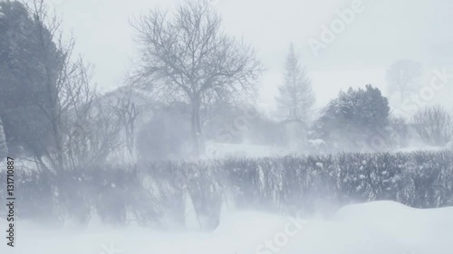 Video of a snow storm in austria
