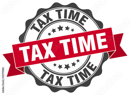 tax time stamp. sign. seal