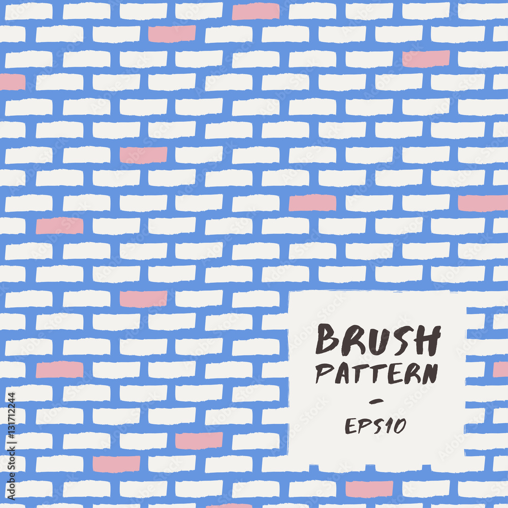 Blue and White Abstract Hand Drawn Pattern : Vector Illustration Blue and White Abstract Hand Drawn Pattern : Vector Illustration
